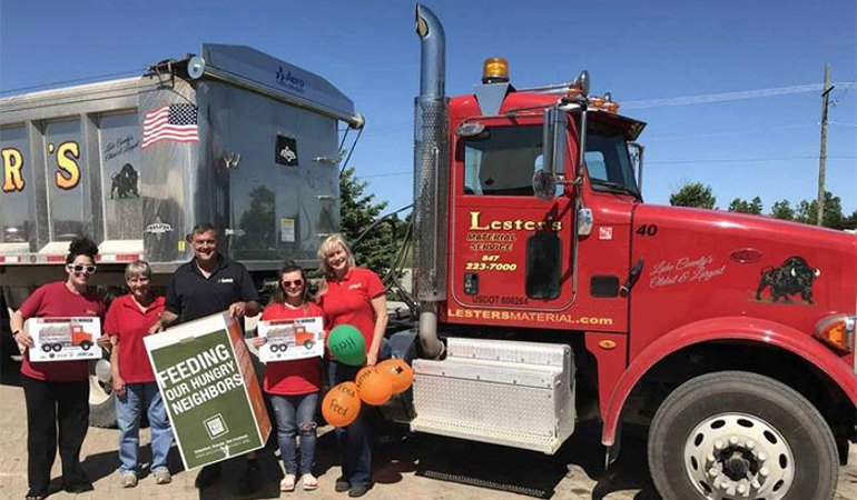 Helping with Hunger Event at 2018 Lake County Fair